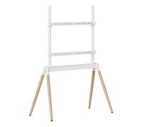 Soporte de TV Gembird TVS-86F-01-W Blanco/Madera 55-86" Gestión de cables integrada