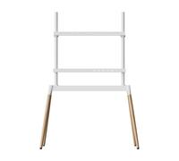 Soporte de TV Gembird TVS-86F-01-W Blanco/Madera 55-86" Gestión de cables integrada