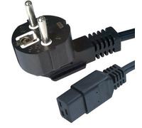 Gembird type f/c19 1.8m cable de transmisión negro enchufe tipo f c19