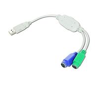 Gembird UAPS12 - Cable conector USB a Dual PS/2 (0.3 m)