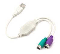 Gembird uaps12 cable ps/2 0,3 m 2x 6-p mini-din usb a blanco