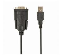 Gembird UAS-DB9M-02 Cable USB al Serial DB-9 Macho/Macho 1.5m Negro
