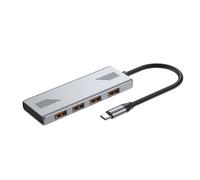 Gembird uhb-cm-u310-a4-01, concentrador usb-a 3.2 (gen 2) tipo-c de 4