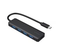 Gembird - UHB-CM-U3P4P-01 hub de interfaz USB 3.2 Gen 1 (3.1 Gen 1) Type-C Negro