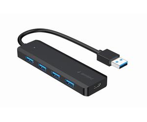 Gembird uhb-u3p4p-02 hub de interfaz usb 3.2 gen 1 (3.1 gen 1) type-a