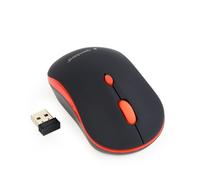 Gembird - WIRELESS OPTICAL MOUSE MUSW-4B-03-R 1600DP - Maus ratón Oficina Ambidextro RF inalámbrico Óptico 1600 DPI