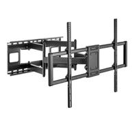 Soporte TV Gembird WM-120ST-01 brazo doble VESA 120 kg 60-120 pulgadas negro