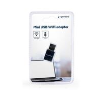 Adaptador USB WiFi Gembird WNP-UA300-01 300Mbps 2.4GHz RTL8192EU Negro