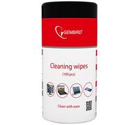 GembirdKit de Limpieza para Ordenador (Paños Secos para Limpieza de Equipos, LCD/TFT/Plasma, Microfibra, Negro, Rojo, Blanco, 1 Pieza(s), 100 Pieza(s))