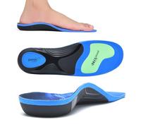 GemChve Plantillas Fascitis Plantar,Arco Pie Aplicable para Pies Planos,Dolor en Los Pies Aplicable a Zapatillas Deportivas y Calzado de Seguridad Blue 36-38.5 EU