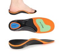 GemChve Plantillas Fascitis Plantar,Arco Pie Aplicable para Pies Planos,Dolor en Los Pies Aplicable a Zapatillas Deportivas y Calzado de Seguridad Orange 39-40.5 EU