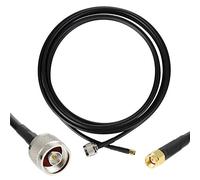 GEMEK Cable N macho a SMA macho, cable SMA a N de 50 ohmios, cable coaxial KMR240 de pérdida ultra baja para router WiFi, receptor GPS, antena, uso de amplificador de señal