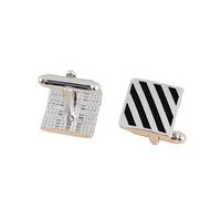 Gemelli Uomo 1Pair Men's Vintage Tone Twist Cuff Links Wedding Gift(Color 01)