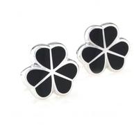 Gemelli Uomo Fashion Designs Clover Leaf Cufflink Cuff Link 1 Pair(Color-02)