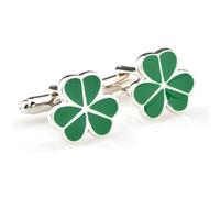 Gemelli Uomo Fashion Designs Clover Leaf Cufflink Cuff Link 1 Pair(Color-03)