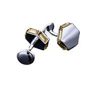 Gemelli Uomo Jewelry Fashion Brand Of Shirts Cufflinks Yellow Crystal Wedding Button Male