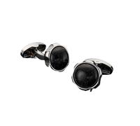 Gemelli Uomo Men's French Shirt Cufflinks High-end Round Shell Cat's Eye Stone Redwood Cuffs(545)