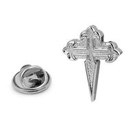 Gemelolandia | | Pin de solapa Cruz de Santiago 15x12mm | Pines Originales Para Regalar | Para las Camisas, la Ropa o para tu Mochila | Detalles Divertidos