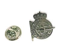 Gemelolandia | | Pin de Solapa Real Club Deportivo de la Coruña Acero | Pines Originales Para Regalar | Para las Camisas, la Ropa o para tu Mochila | Detalles Divertidos