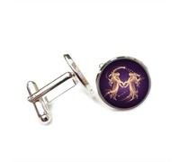 Gemelos, Ángel Géminis, Aura Estelar, Flujo De Partículas, Suerte, Regalo Para Amigos, Versátil, Doce Signos Del Zodiaco, Hebilla De Puño Personalizada, Accesorio Para Camisa, Regalo Para Padre,