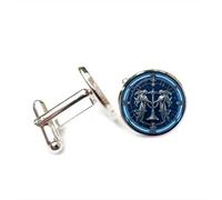 Gemelos, Ángel Géminis, Ciencia, Metal, Relieve, Suerte, Amigo, Regalo, Versátil, Doce Signos Del Zodiaco, Hebilla De Puño Personalizada, Accesorio Para Camisa, Regalo Para Padre, Esposo, Fiesta,