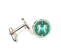 Gemelos, Ángel Géminis, Proyección Holográfica, Regalo De Buena Suerte Para Amigos, Versátil, Doce Signos Del Zodiaco, Hebilla De Puño Personalizada, Accesorio Para Camisa, Regalo Para Padre, Es