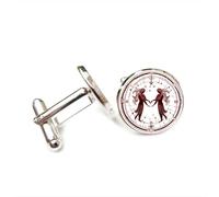 Gemelos, Ángel Géminis, Topología Estelar Única, Regalo De La Suerte Para Amigos, Versátil, Doce Signos Del Zodiaco, Hebilla De Puño Personalizada, Accesorio Para Camisa, Regalo Para Padre, Espo