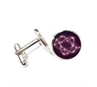 Gemelos, Brújula De Géminis, Galaxia, Entrelazamiento Cuántico, Regalo De Amigo, Doce Signos Del Zodíaco Versátiles, Hebilla De Puño Personalizada, Accesorio De Camisa, Regalo Para Padre, Esposo