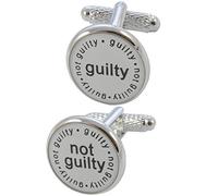 Gemelos Camisa Hombre Abogado - Con Caja - Guilty y Not Guilty