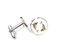 Gemelos, Ciencia Del Pez Piscis Aura Fault Art Regalo De Mejores Deseos Para Un Amigo, Piscis Doce Signos Del Zodiaco, Hebilla De Puño Personalizada, Regalo De Accesorio De Camisa Para Novio Contador