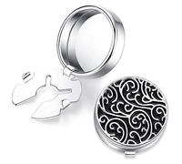 Gemelos con diseño de oso de miel, estilo retro, de acero inoxidable, redondos, para negocios, bodas, regalo