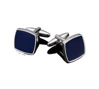 Gemelos Copper Material Square Blue Enamel Cufflinks Men's French Shirt Cufflink