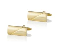 Gemelos de esmoquin para hombre, chapados en oro y plata, rectángulo, joyería para marido, papá, día de San Valentín, negocios, día del padre, 22x10CM, Chapado en oro, No es una piedra preciosa