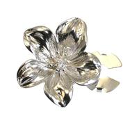 Gemelos de metal con diseño de flores para mujer, elegantes clips, botones, camisa de vestir, accesorios, sin botones de costura, accesorios de camisa de vestir de regalo, talla única, como se