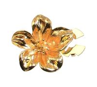 Gemelos de metal con diseño de flores para mujer, elegantes clips, botones, camisa de vestir, accesorios, sin botones de costura, gemelos de metal, One Size, como se describe, como se describe