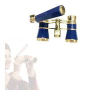 Gemelos de Ópera 3x25 con Asa y Cadena | Vintage para Teatro, Conciertos, Carreras | Compactos y Ligeros | Cosplay y Colección(Azure2)