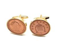 Gemelos de un penique de 1996 para 29º cumpleaños/aniversarios - Gemelos Lucky Penny de 1996 para un 29º GLD