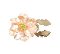 Gemelos decorativos con forma de flor perlada para camisa, chaquetas, vestidos, disfraces, decoración de uniformes, gemelos decorativos de aleación, talla única, como se describe, como se describe