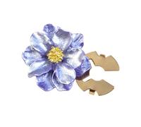 Gemelos decorativos con forma de flor perlada para camisas, vestidos, disfraces, decoración de uniformes, clip para cuello, One Size, como se describe, como se describe