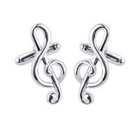 Gemelos delicados for hombre, de cristal esmaltado, redondos, for bodas, fiestas, camisas, novios Para Traje Boda Camisa Negocio(Blue)