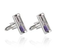 Gemelos delicados for hombre, de cristal esmaltado, redondos, for bodas, fiestas, camisas, novios Para Traje Boda Camisa Negocio(Color 24)