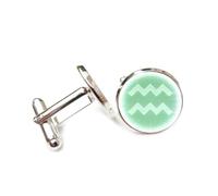 Gemelos, Diseño Novedoso, Proyección Holográfica, Doce Signos Del Zodíaco Acuario, Hebilla De Puño Personalizada, Accesorio De Camisa, Regalo Para Contable, Jefe, Negocios, Boda, Graduación, Oca