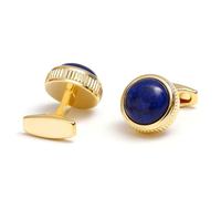 Gemelos dorados para atuendo de negocios, diseño de ojo de tigre de cobre, fácil de llevar, gemelos de boda, accesorios de negocios, gemelos fáciles de llevar, One Size, como se describe, como se