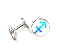 Gemelos, Estilo De Moda Difracción Espectral, Sagitario Doce Signos Del Zodiaco, Hebilla De Puño Personalizada, Regalo De Accesorio De Camisa Para Contable Jefe Empresa Boda Baile De Graduación Oca