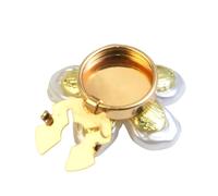 Gemelos florales de perlas para mujer, camisa, vestido, clips decorativos, ajustables, sin costuras, joyas, fundas de botones de flores para mujer, gemelos de perlas, blusas, camisa