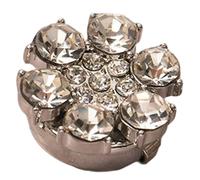 Gemelos florales para mujer, bodas, cumpleaños, banquetes, bailes, reuniones de negocios, camisas de diamantes de imitación para vestido, traje de flores, One Size, como se describe, como se describe