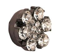 Gemelos florales para mujer, bodas, cumpleaños, banquetes, bailes, reuniones de negocios, camisas de diamantes de imitación para vestido, traje de flores, One Size, como se describe, como se describe