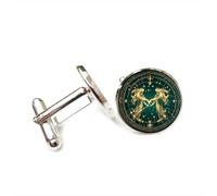 Gemelos, Géminis Ángel Universo Partícula Flujo Suerte Amigo Regalo, Versátil Doce Signos Zodiacales, Hebilla De Puño Personalizada, Accesorio De Camisa Regalo Para Padre Esposo Fiesta Boda Baile