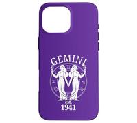 Gemelos Géminis del Zodiaco Nacidos en 1941 Carcasa para iPhone 16 Pro MAX