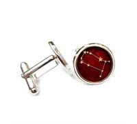 Gemelos, Géminis, Rastro De Estrella De Bronce, Regalo De Suerte De Heavy Metal Para Amigos, Versátil, Doce Signos Del Zodiaco, Hebilla De Puño Personalizada, Accesorio De Camisa, Regalo Para Padre